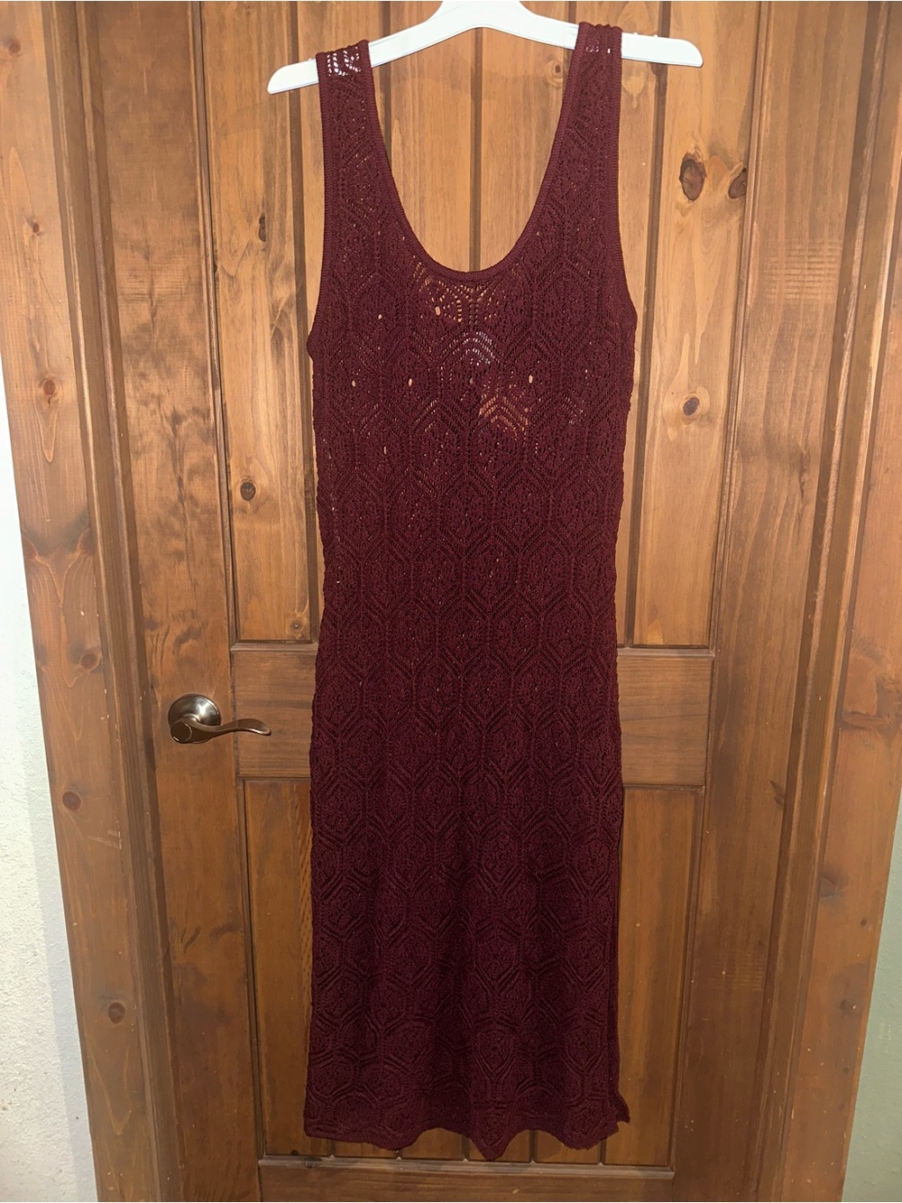 Crochet swim cover up size L (16) NWT